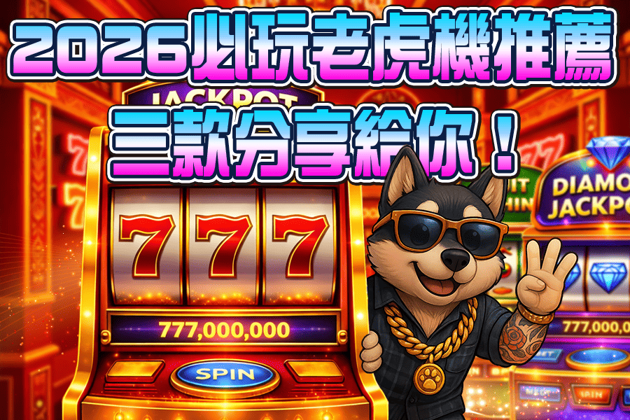 2026必玩老虎機推薦！RG富遊娛樂城三款人氣機台
